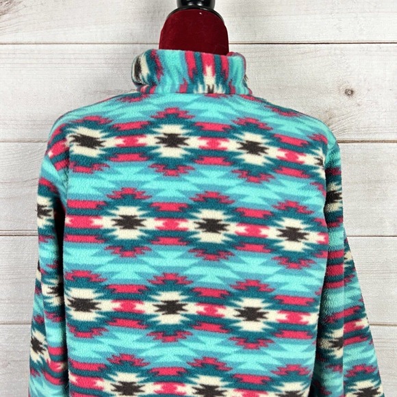 Patagonia Synchilla Aztec Tribal Fleece Snap T Pullover - Picture 5 of 14